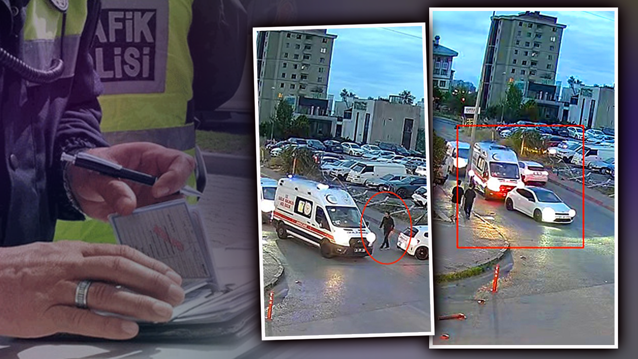 Hem yol vermedi hem şoförün üzerine yürüdü! İhlal üstüne ihlal yapan sürücüye 466 bin lira ceza   