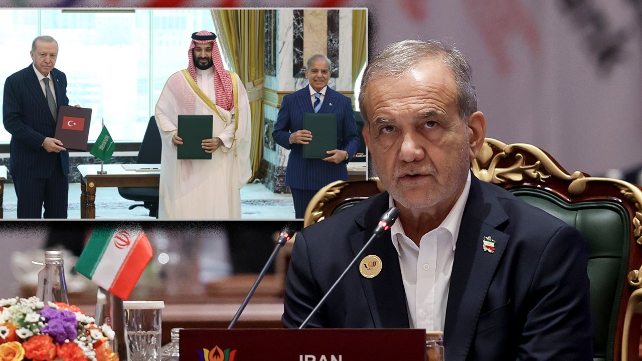Mekke Savunma Anlaşması Tahran’a soruldu: Pezeşkiyan’dan dikkat çeken mesaj