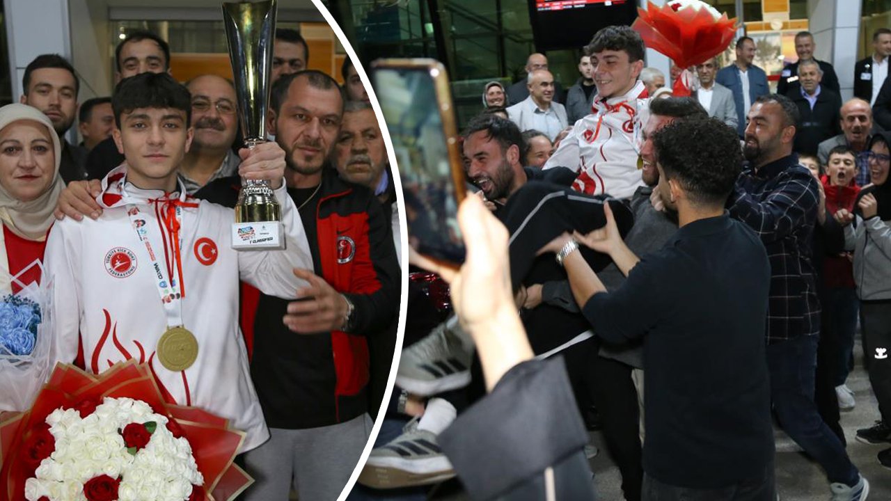 İsrailli rakibini devirdi, altın madalya kazandı: Kastamonu'da omuzlarda taşındı