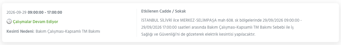 İstanbul elektrik kesintisi 29-30 Eylül BEDAŞ (Bakırköy, Bayrampaşa, Esenyurt, Küçükçekmece, Sarıyer, Beşiktaş, Eyüpsultan, Arnavutköy, Bağcılar, Beylikdüzü, Gaziosmanpaşa, Avcılar, Başakşehir planlı kesinti)