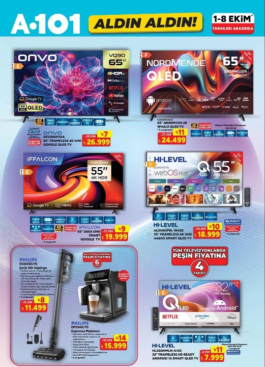 A101 aktüel ürünler kataloğu 1 Ekim Perşembe! A101 Aldın Aldın kataloğunda bu hafta neler var?