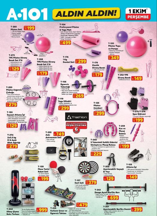 A101 aktüel ürünler kataloğu 1 Ekim Perşembe! A101 Aldın Aldın kataloğunda bu hafta neler var?