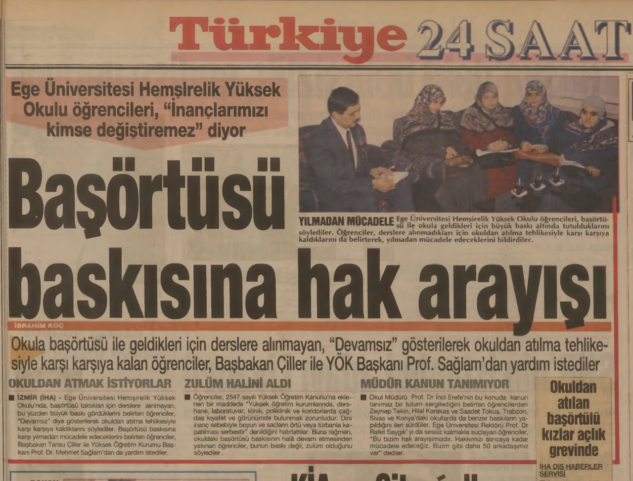 Azerbaycanda başörtüsü krizi! 28 Şubat günlerini hatırlatan görüntüler
