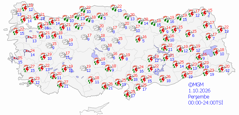 Etkisi sabahtan akşama kadar sürecek! Ne yağmur ne dolu… Meteoroloji 3 bölgeyi sıraladı, şiddetli fırtına yolda