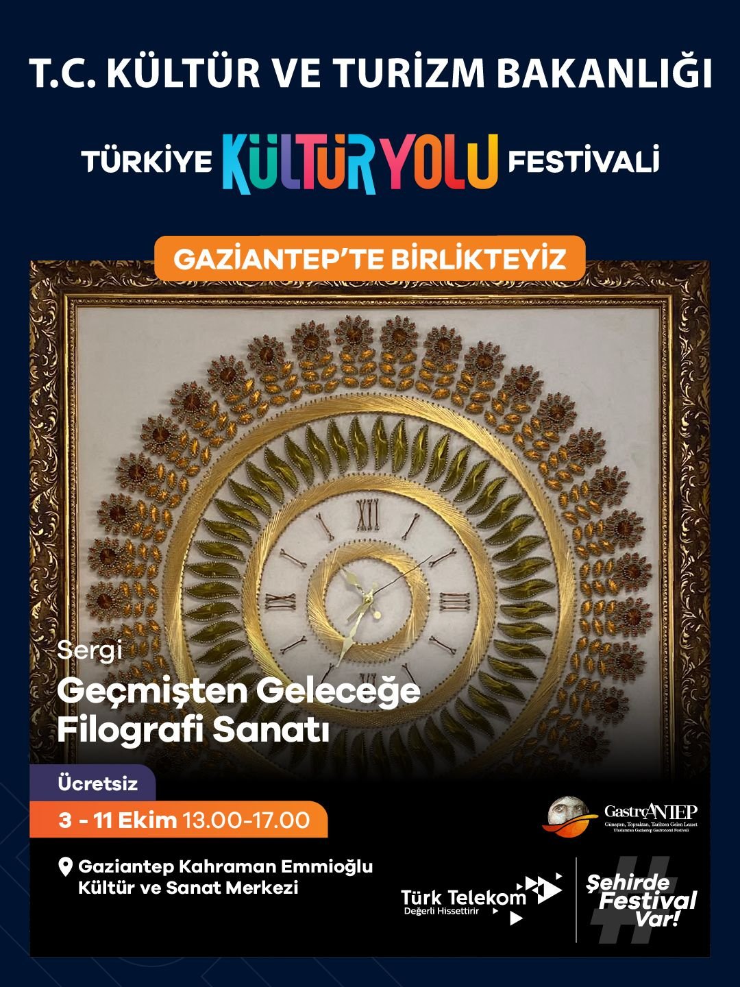 Gaziantep, dördüncü kez Türkiye Kültür Yolu Festivali ile buluşuyor
