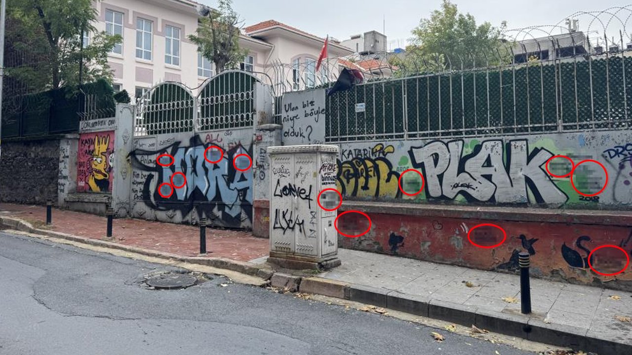 İstanbul'un göbeğindeki okul duvarı sanal kumar reklamlarıyla doldu: Çocuklarımız tehlikede