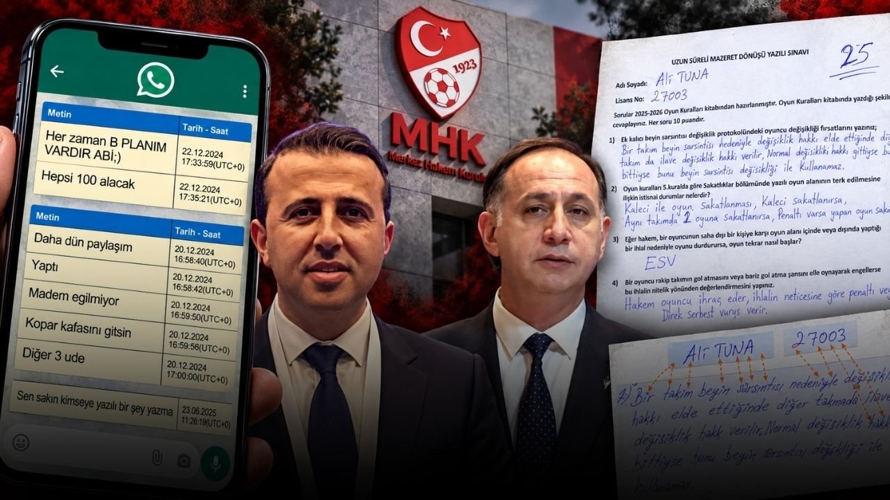 MHK operasyonunda yazışmalar ortaya çıktı: Yakın hakemlere soru vermişler! 