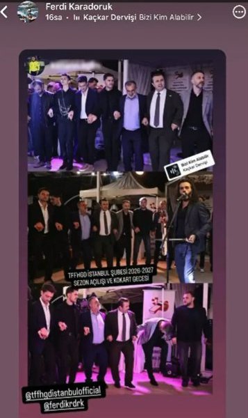 Ferdi Karadoruk'un Instagram paylaşımı