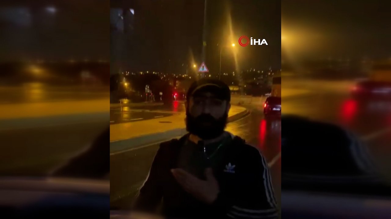 Tartıştığı İETT şoförüne yolda barikat kurdu! Yolu kapatıp dakikalarca bekledi