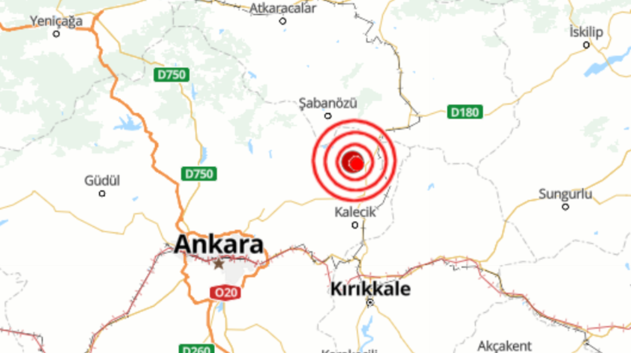 Ankara'da deprem mi oldu? 3 Eylül Ankara son dakika deprem verileri 