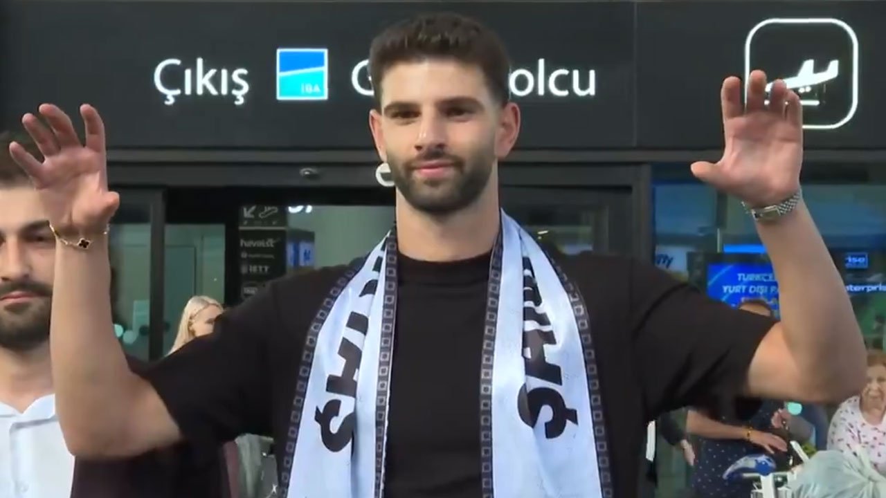 Beşiktaş'ın yeni transferi İstanbul'a ayak bastı: 