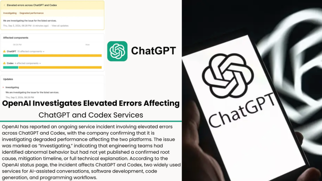 ChatGPT neden çalışmıyor, çöktü mü? 3 Eylül erişim sorunu sonrası OpenAI açıklama yaptı!