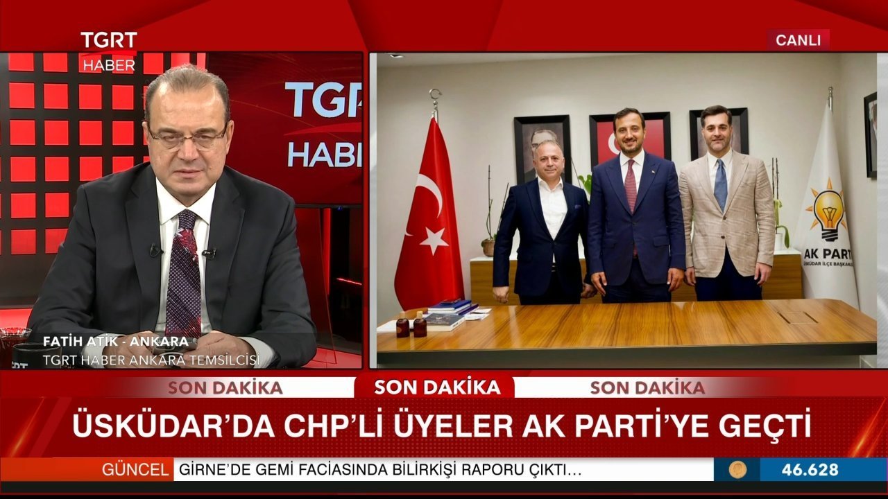 Üsküdarda dengeleri değiştirecek transfer! 4 CHPli meclis üyesi AK Partiye geçti