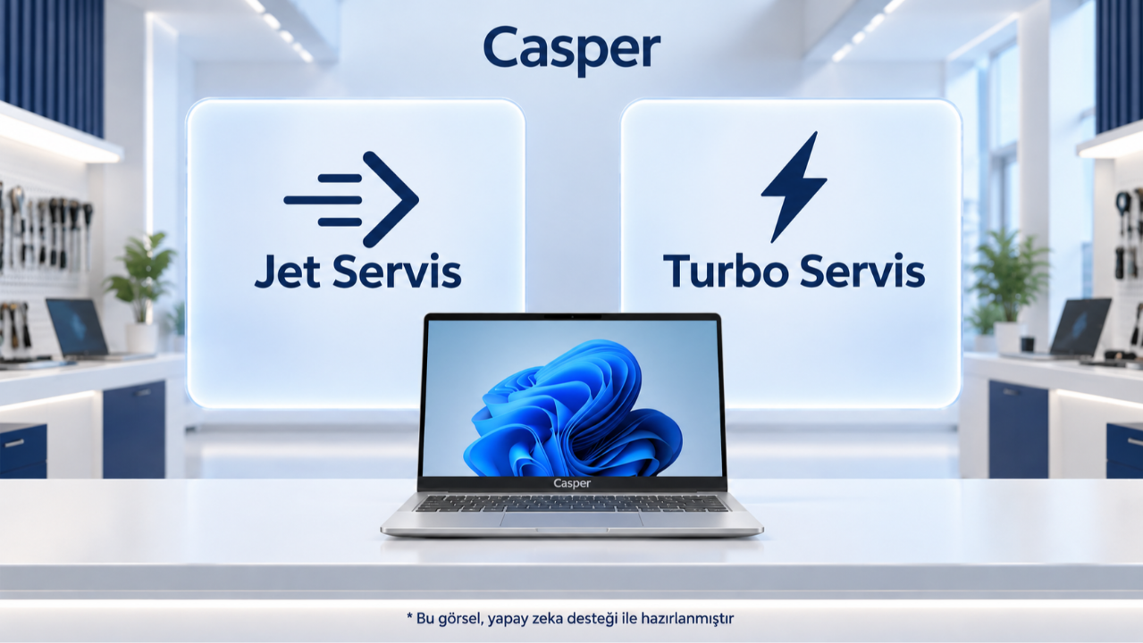 Bilgisayarı servise göndermeden önce ne yapılmalı? Casper jet ve turbo servis hazırlık rehberi