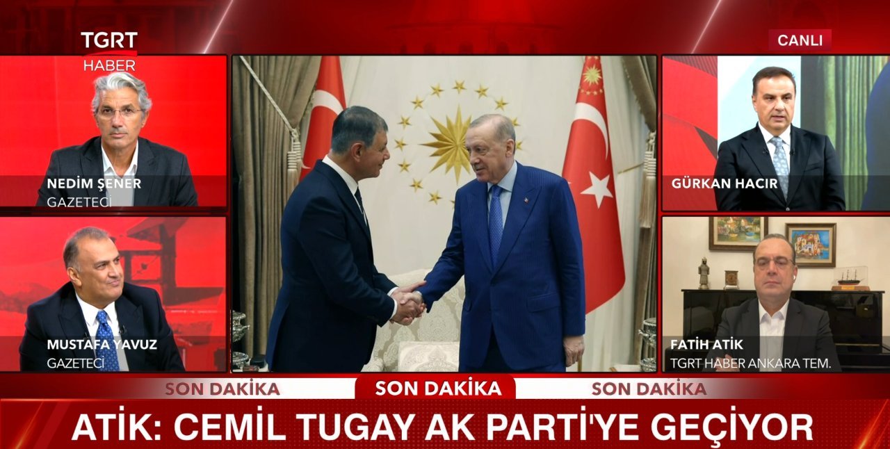 Cumhurbaşkanı Erdoğan, Cemil Tugayı Külliyede kabul etti