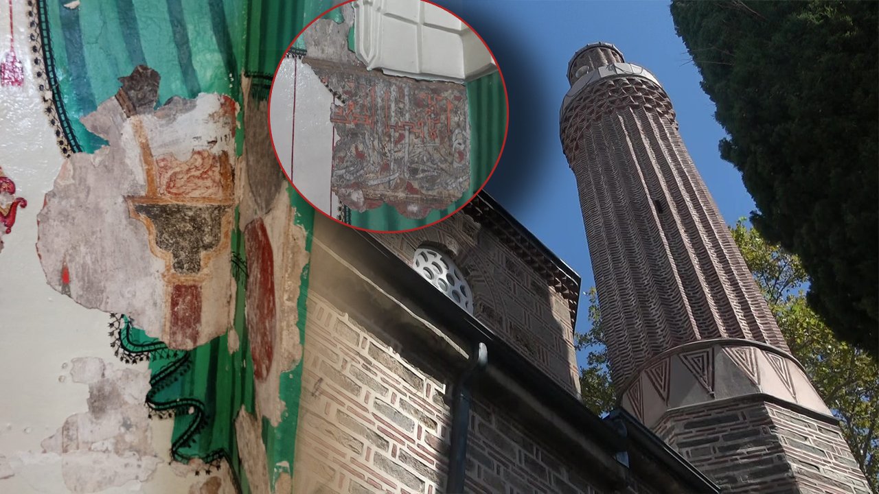 550 yıllık camide restorasyon skandalı: Sıvalar döküldü, gerçek ortaya çıktı