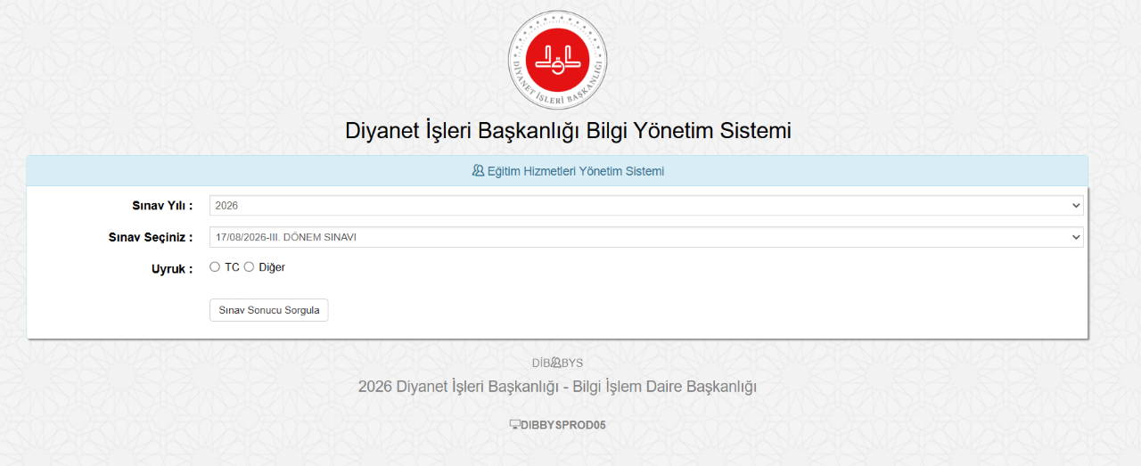 Hafızlık Sınavı sonuçları açıklandı mı? (3.Dönem Hafızlık Sınav sonucu sorgulama)