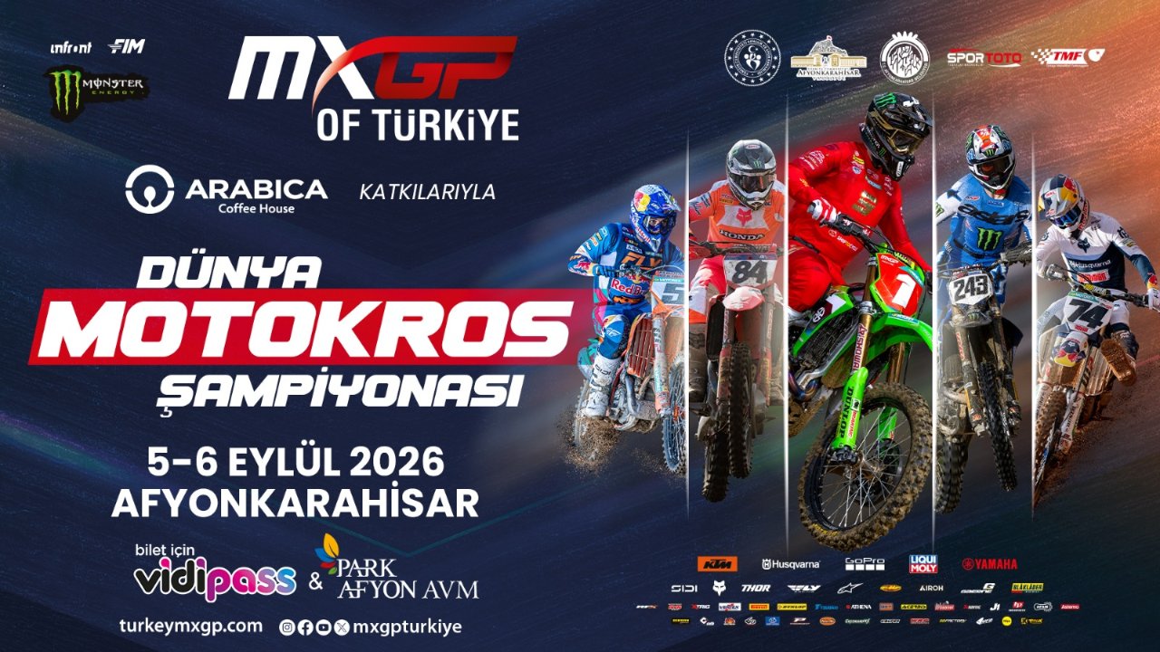 Motokros rekabeti Türkiyeye taşındı! Motor tutkunları Afyonkarahisarda buluşuyor
