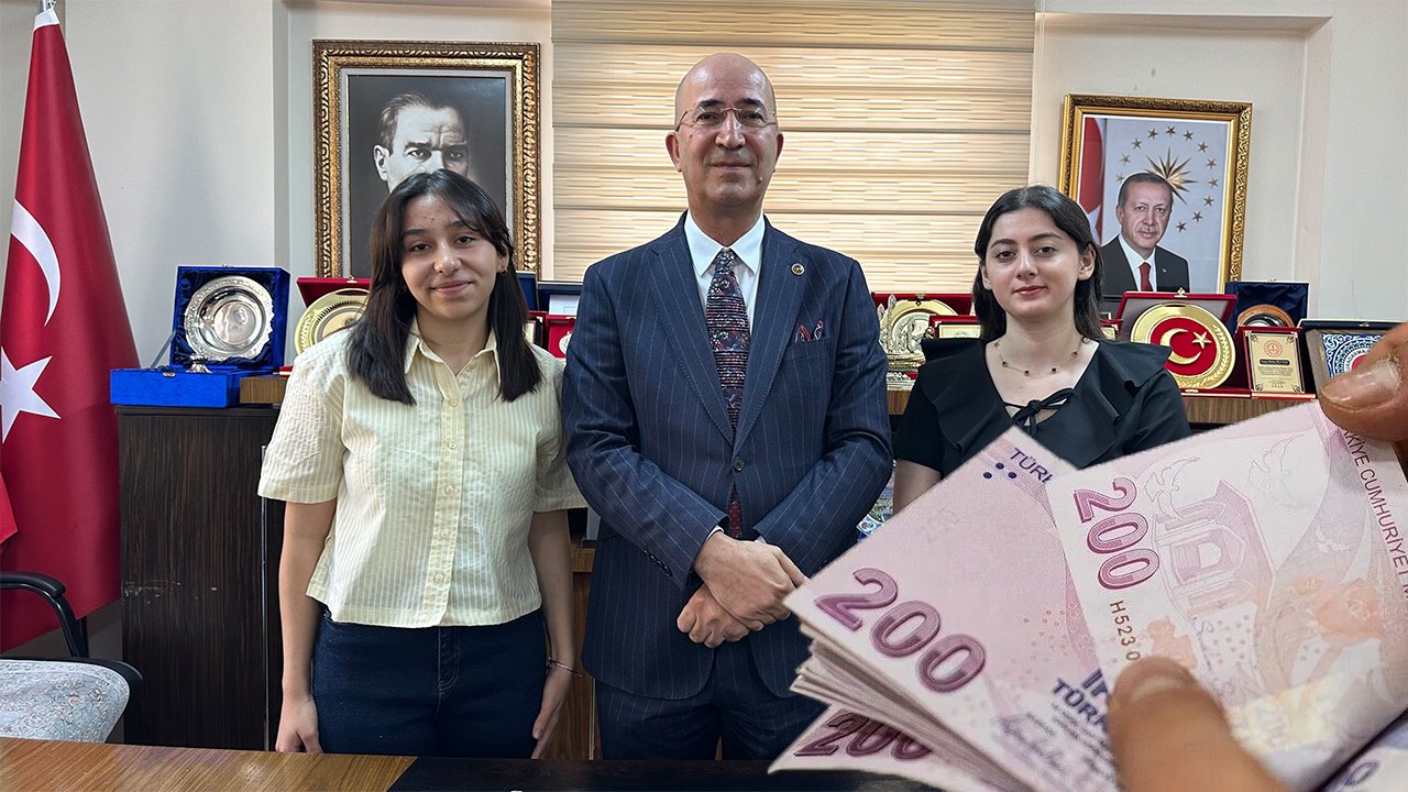 Sınav sonucunu gösteren 100 bin lirayı kaptı! Belediye başkanı sözünü tuttu, paralar hesapta