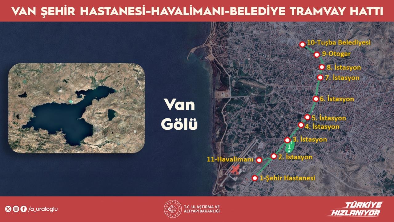 Bakan Uraloğlu müjdeyi verdi! Bir kentimize daha tramvay geliyor: 8 kilometrelik hatta 11 istasyon olacak