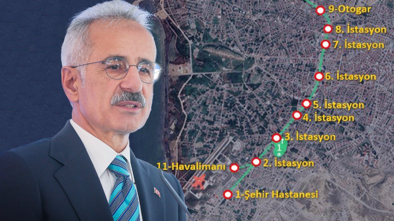 8 KM'LİK HATTA 11 DURAK VAR!