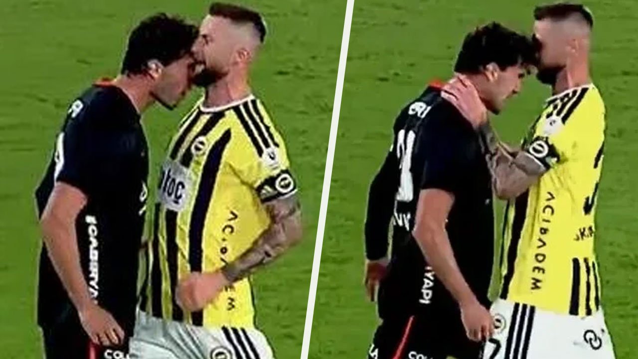 Fenerbahçe - Beşiktaş derbisinde gerginlik: Üç sarı kart çıktı