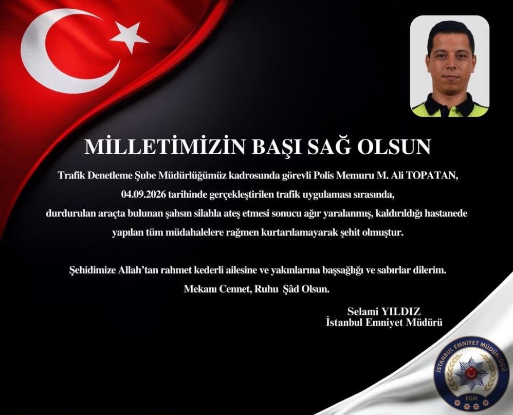 İstanbul Esenyurtta trafik uygulamasında silahlı saldırı! Korsan taksici, polisi şehit etti