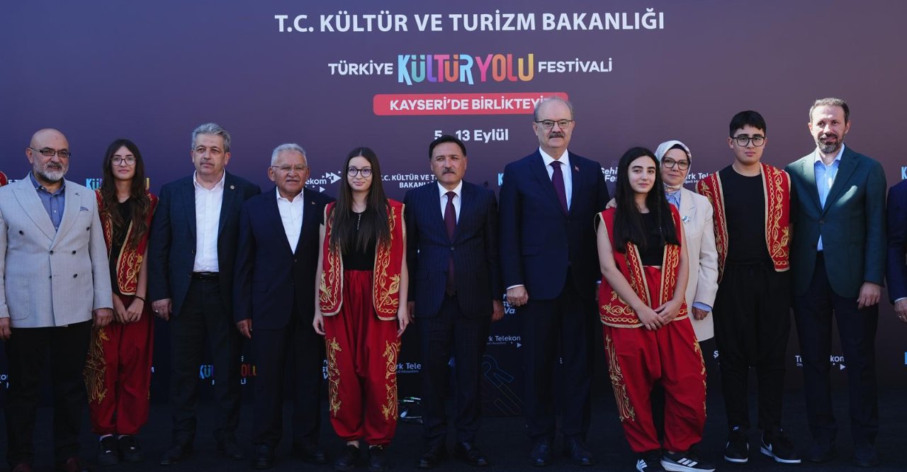 Kayseri’de Türkiye kültür yolu heyecanı başladı  