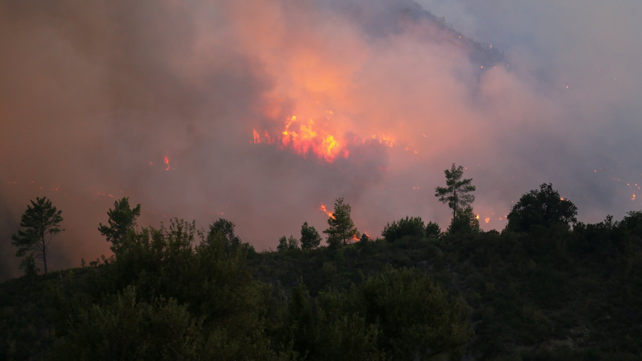Antalya'da orman yangını! Havadan ve karadan müdahale ediliyor