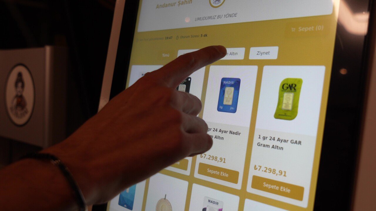 Düğün salonlarında altın alışverişi dönemi! Kiosktan sipariş et, sigortalı kargoyla istediğin adresten teslim al