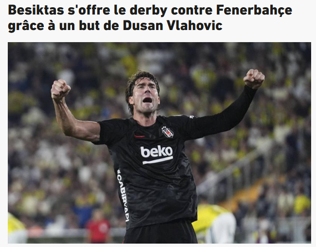 Fenerbahçe-Beşiktaş derbisi dünya basınında! Skriniar ve Vlahovic gündemde
