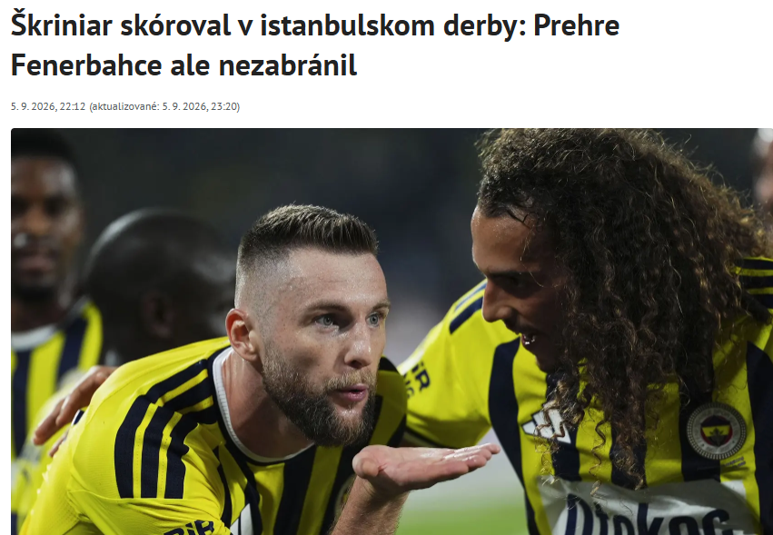 Fenerbahçe-Beşiktaş derbisi dünya basınında! Skriniar ve Vlahovic gündemde