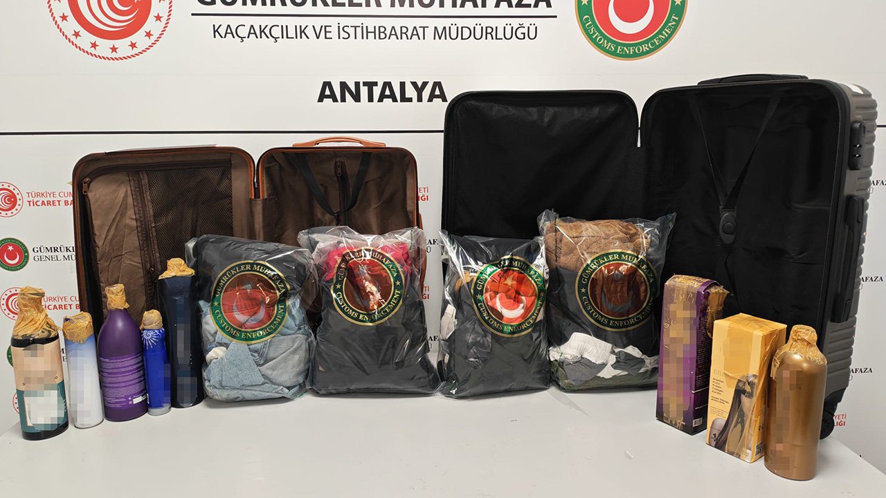 Piyasa değeri 70 milyon lira! Valizler kontrol edildi, hepsi ele geçirildi