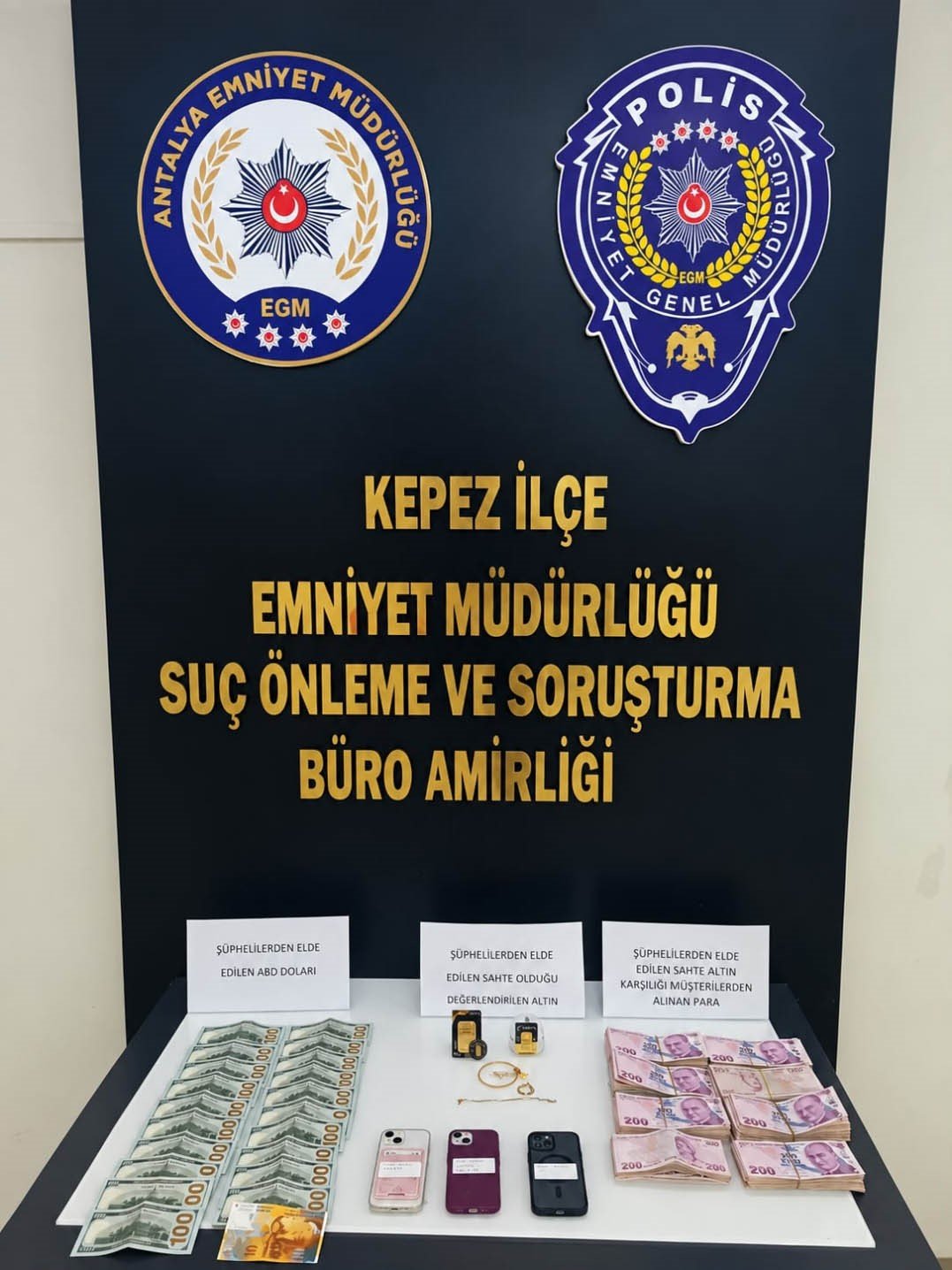 Sahte altınla şehir şehir kuyumcu avı! 100 saatlik takipte yakalandılar
