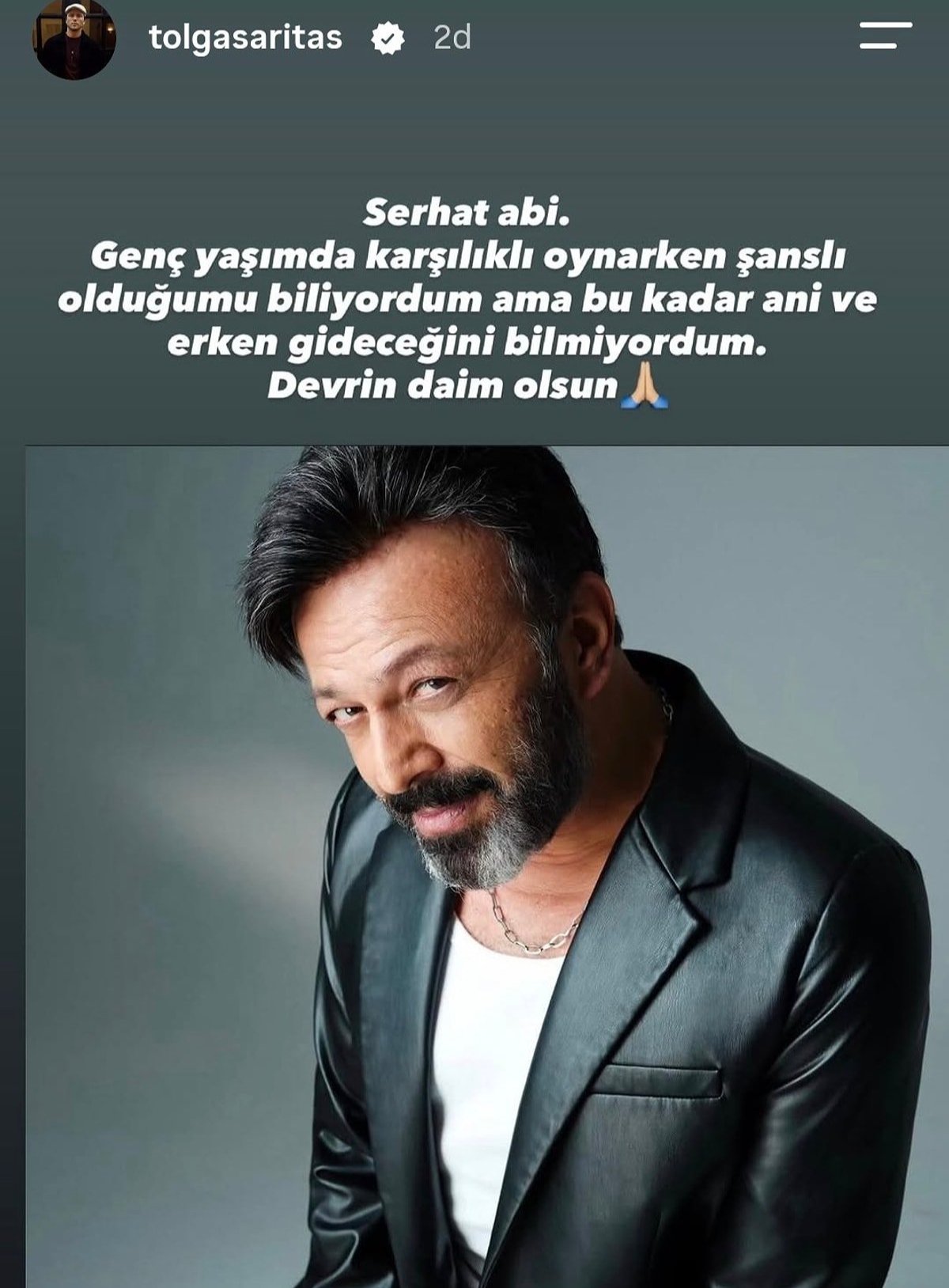 Serhat Kılıçın ani ölümü sevenlerini yıktı: Sanat camiasından peş peşe veda mesajları yağdı