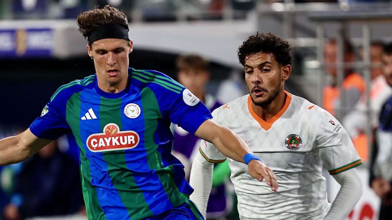 Alanyaspor, Rize'den 3 puanla dönüyor