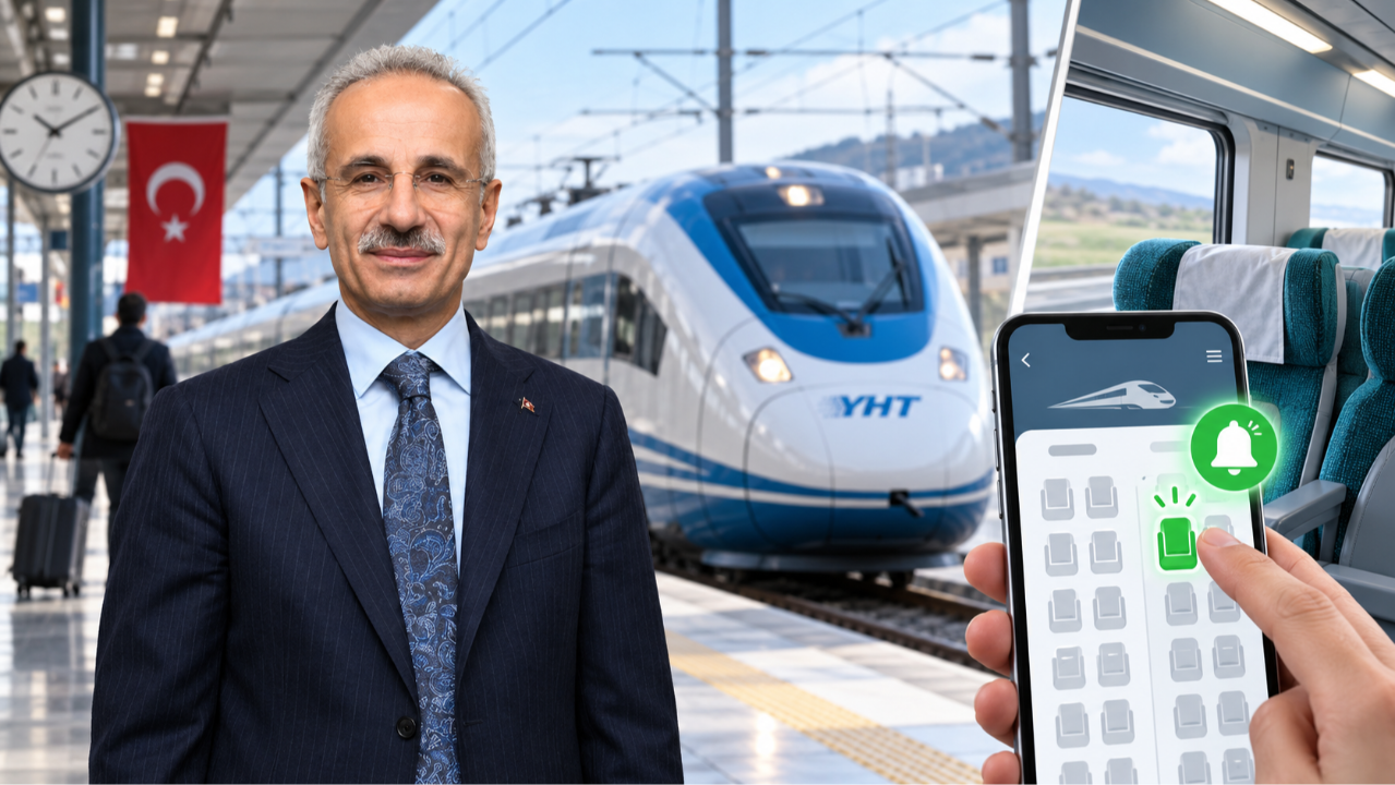 Bakan Uraloğlu açıkladı! Tren bileti bulamayan yolcuya “yer açıldı” bildirimi gidecek görseli