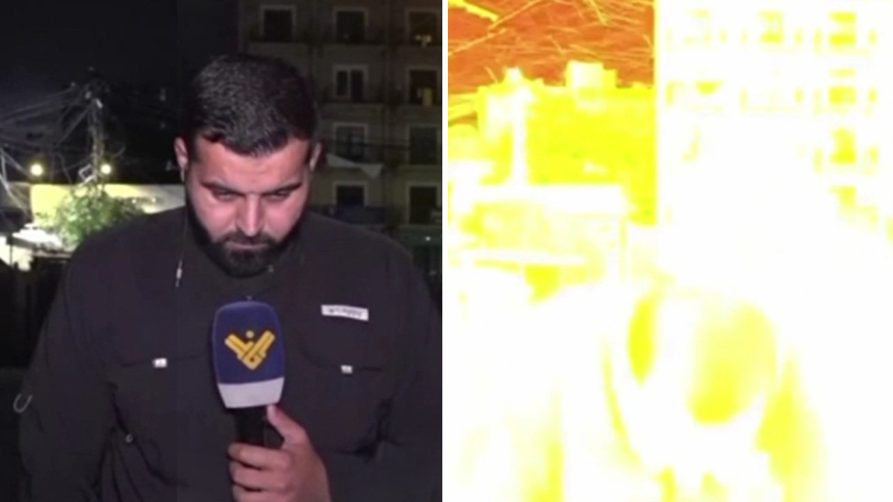 Canlı yayında dehşet! Lübnanlı muhabir İsrail saldırısının hedefi oldu