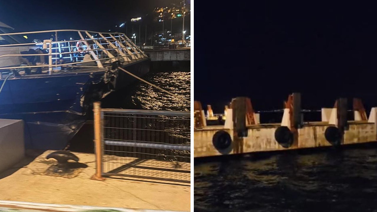 İDO deniz otobüsü Mudanya İskelesi’ne çarptı!