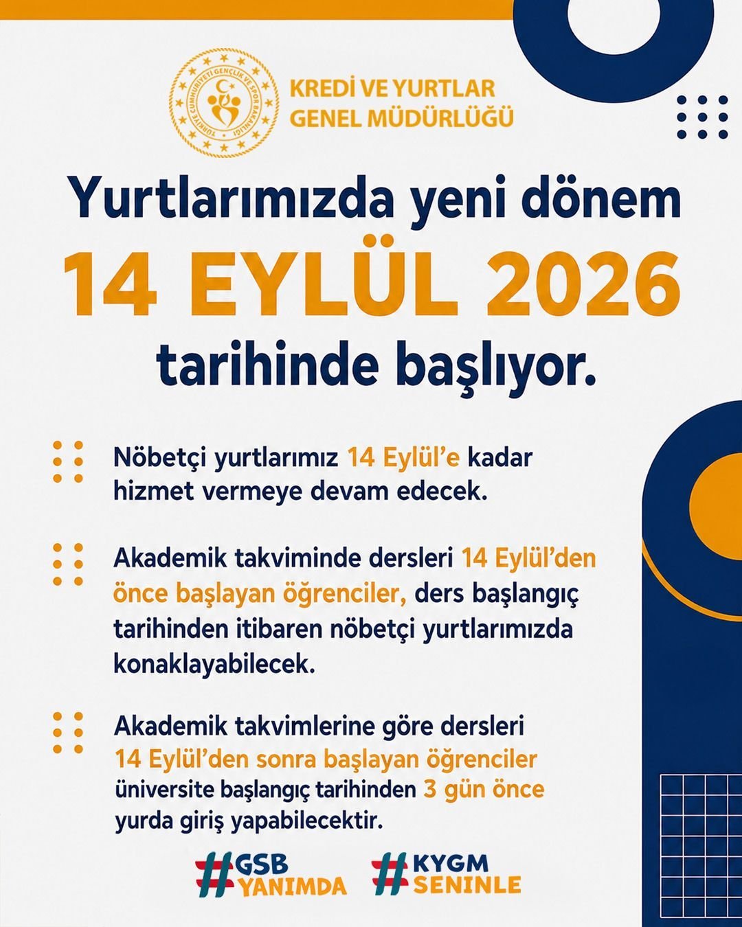 KYK yurt başvuru sonuç ve yurt açılış tarihi! KYK yurt başvurusu ne zaman açıklanacak, yurtlar ne zaman açılıyor?