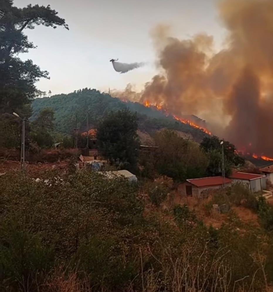 Muğla ve Antalya'da orman yangını! Ekipler bölgede