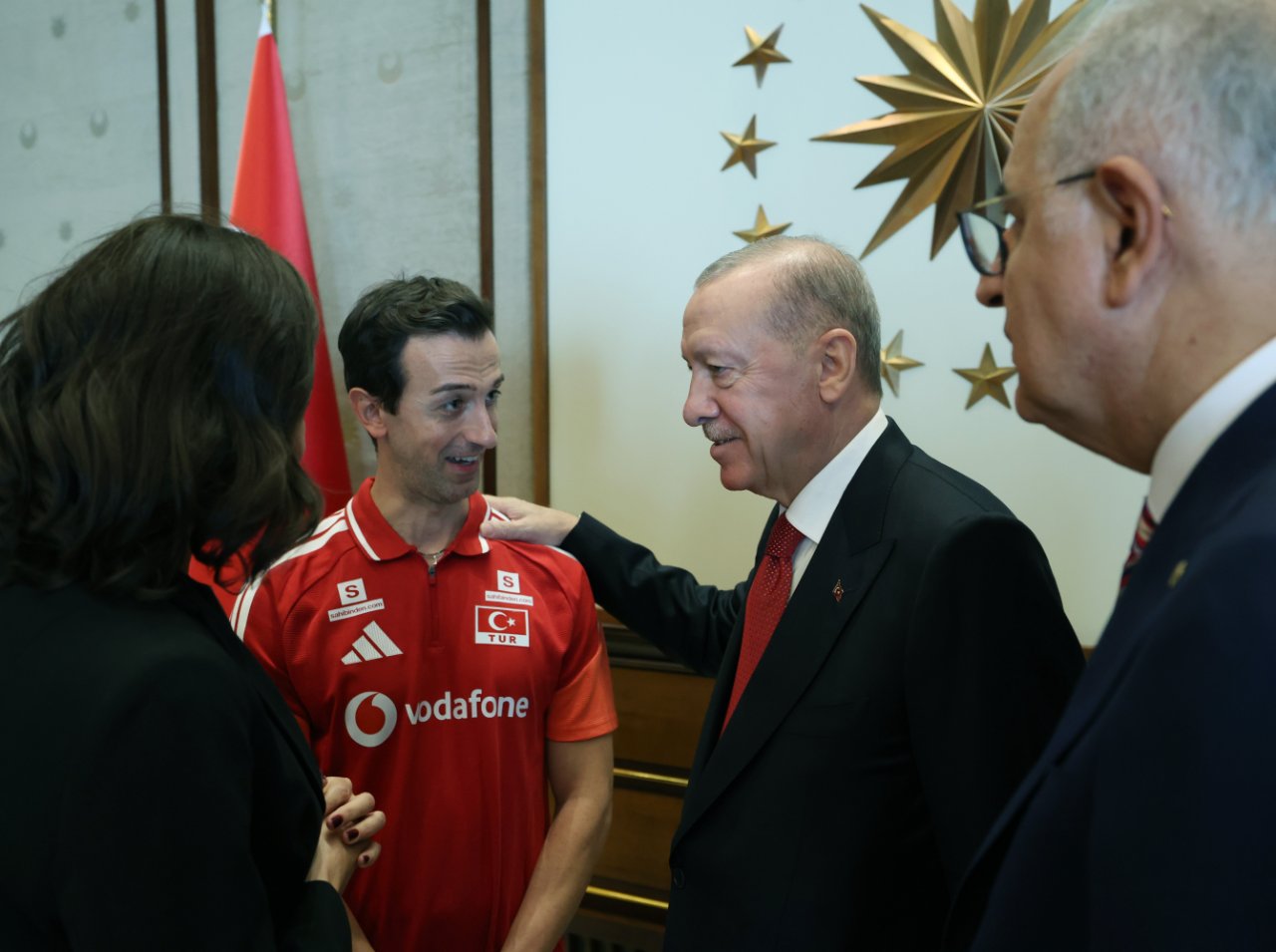 Cumhurbaşkanı Recep Tayyip Erdoğan - A Milli Takım Başantrenörü Daniele Santarelli