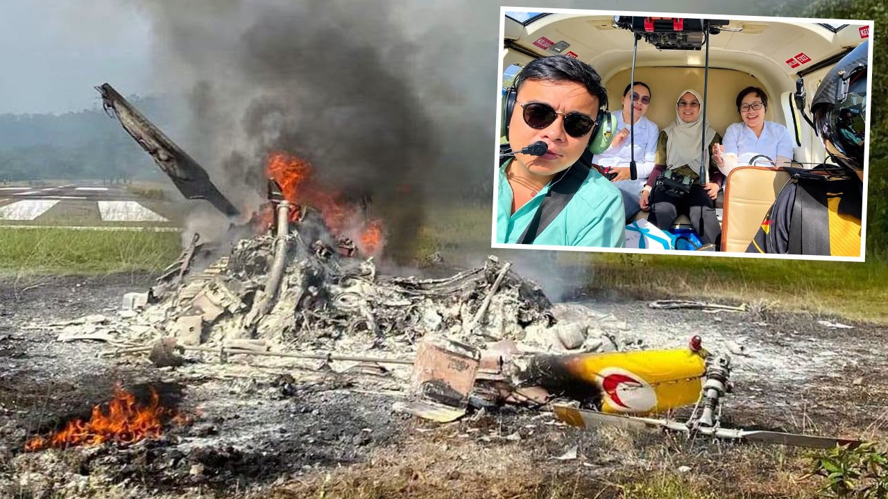 Sağlık görevlilerini taşıyan helikopter düştü! 5 kişi hayatını kaybetti