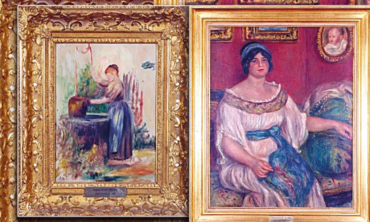 Yine Fransa yine soygun: Renoir Müzesinden 9 milyon avroluk tablolar çalındı