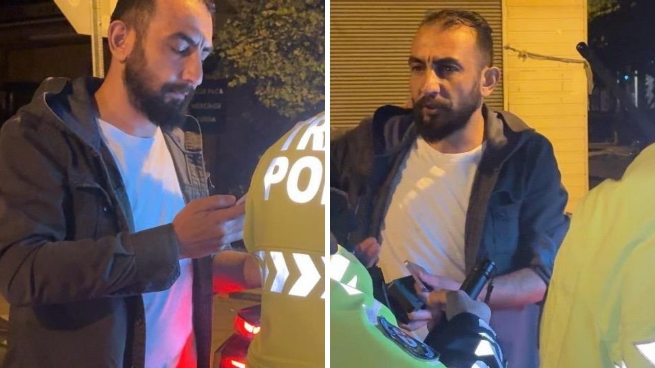 Alkollü sürücüden polisleri şaşırtan sözler! 
