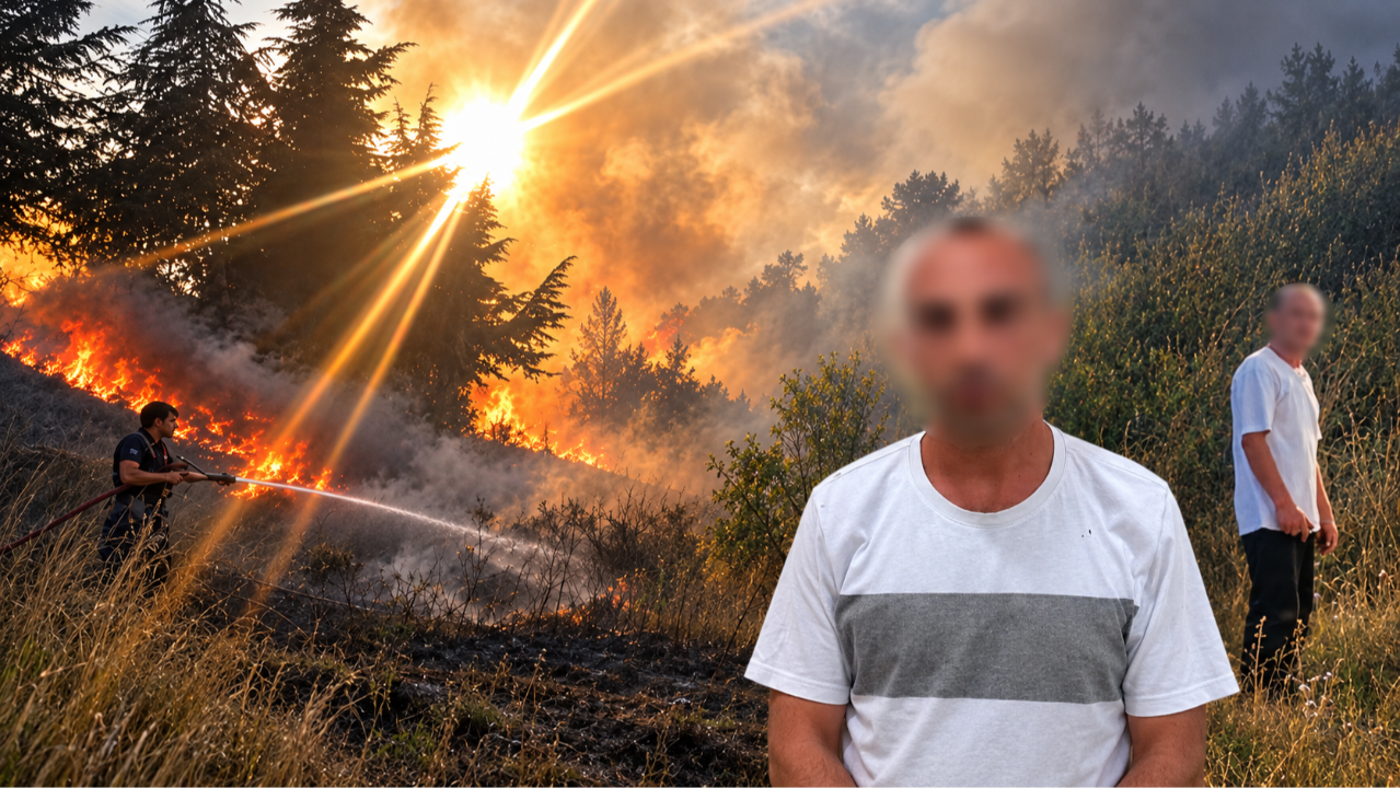 Arnavutköy'de hurdacıya kızan adam yangın çıkardı