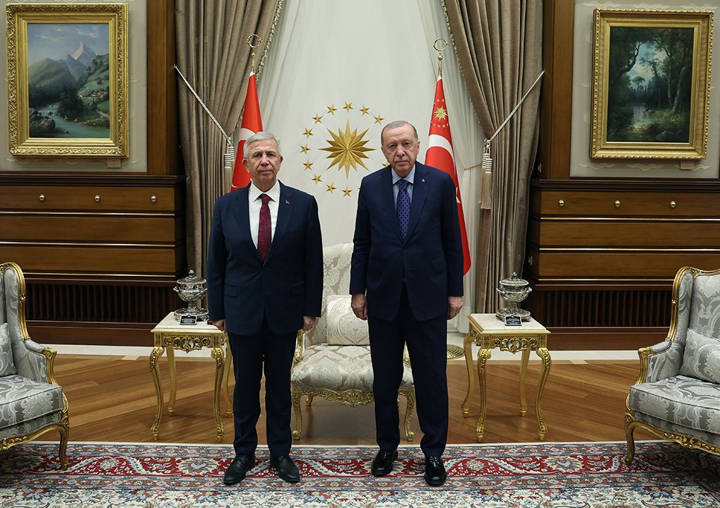 Cumhurbaşkanı Erdoğan, Mansur Yavaşı kabul etti