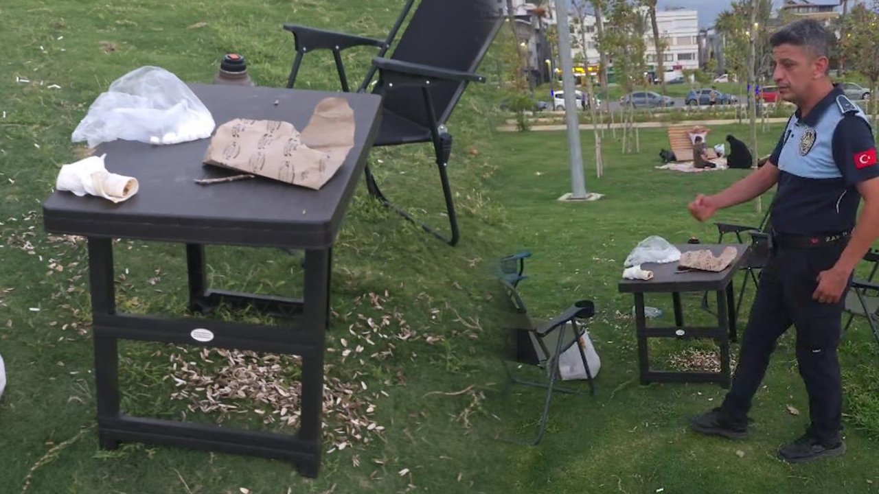 Sahilde çekirdek çitlemenin bedeli ağır oldu: 8 bin 687 TL ceza kesildi