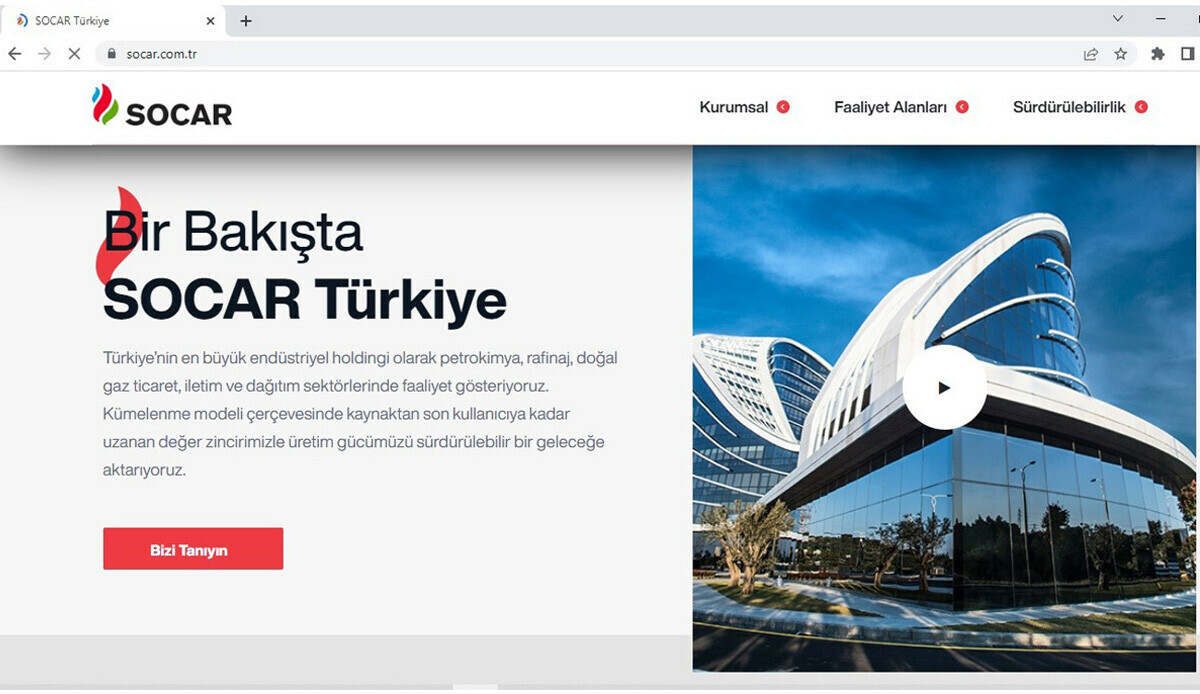 SOCAR Türkiye'nin web sitesi yenilendi SOCAR Türkiye'nin web sitesi yenilendi