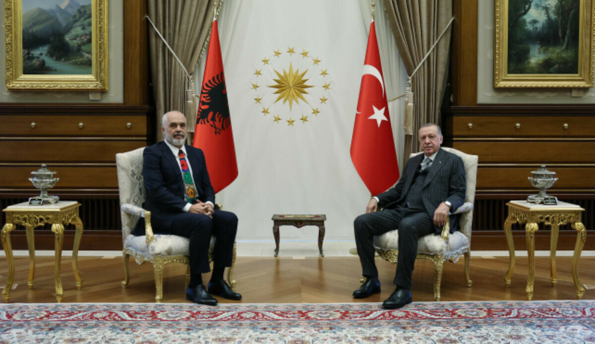 Cumhurbaşkanı Erdoğan, Arnavutluk Başbakanı Edi Rama'yı kabul etti